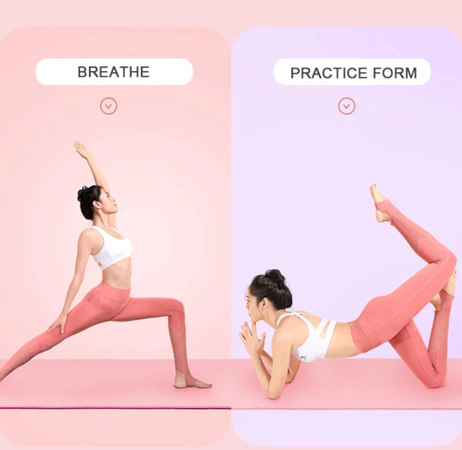 Pastel Pink Yoga Mat - เสื่อโยคะสีชมพูพาสเทล
