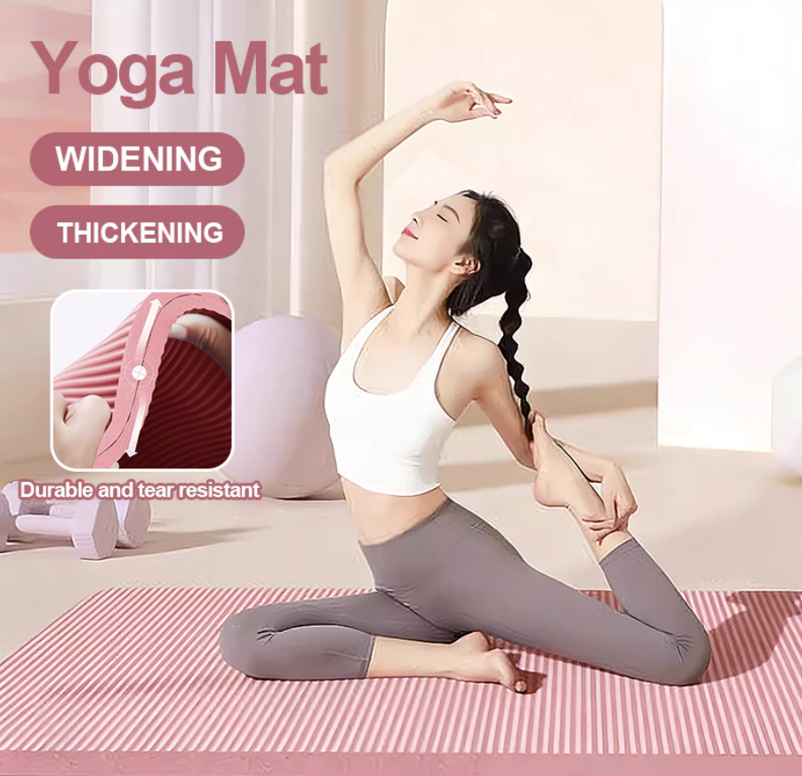 Pastel Pink Yoga Mat - เสื่อโยคะสีชมพูพาสเทล